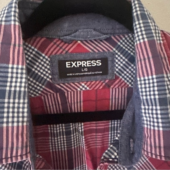 Men’s Express Snap Button-up Large - Picture 2 of 2